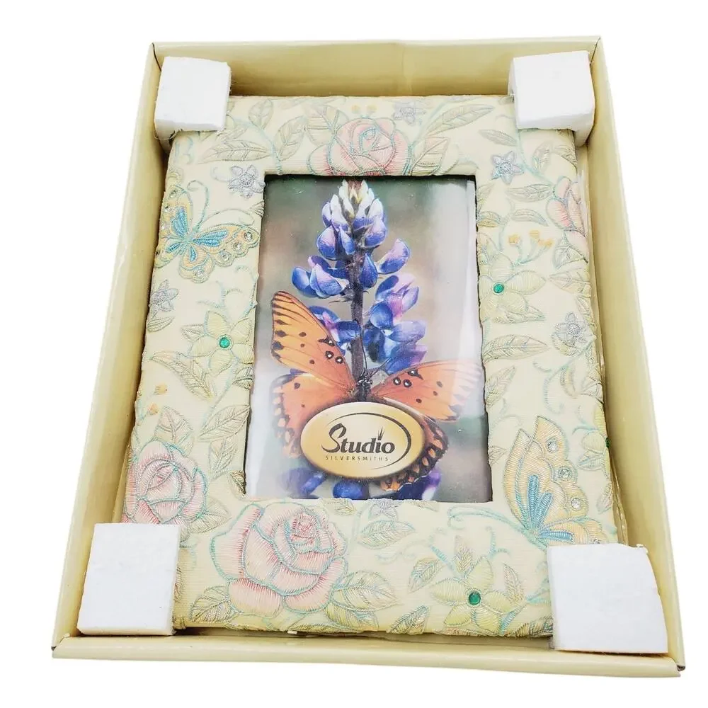 Resin Picture Frame Bird & Flower Theme Studio Silversmiths 3.5x5